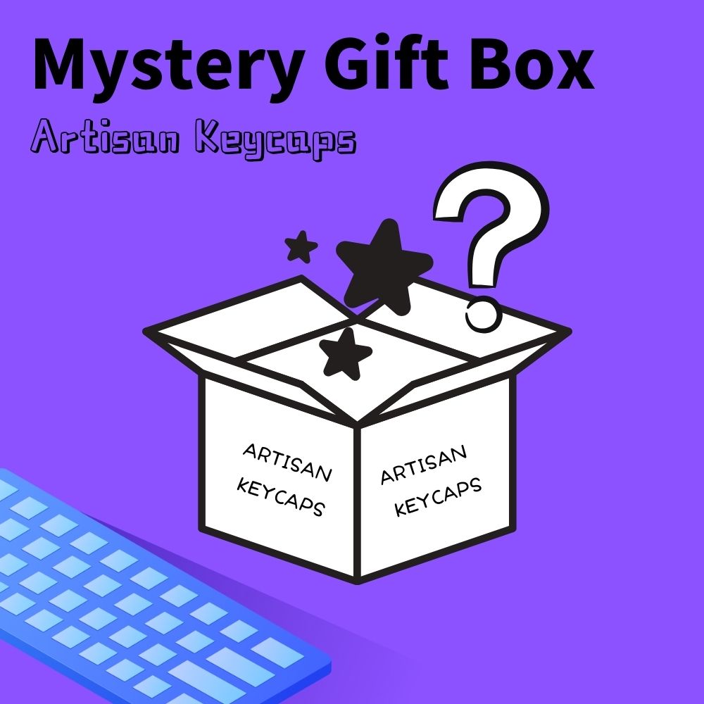 AiheyStudio Custom Keycap Blind Box – unlock a surprise handcrafted artisan keycap to elevate your keyboard setup.
