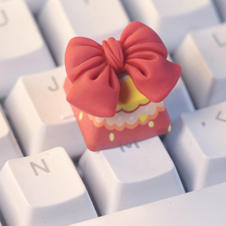 "Elevate your keyboard's style with our unique Bow Tie Custom Artisan Keycaps from AIHey Studio. Handcrafted with attention to detail, these keycaps are designed to add a touch of elegance to your setup. Each keycap features a bow tie design, making a fashion statement while you type. From AIHey Studio, known for the best artisan keycaps, these are the epitome of craftsmanship and style. Stand out from the crowd with these one-of-a-kind artisan keycaps." 🎩💻 #KeyboardAccessories #ArtisanKeycaps #BowTieDesign