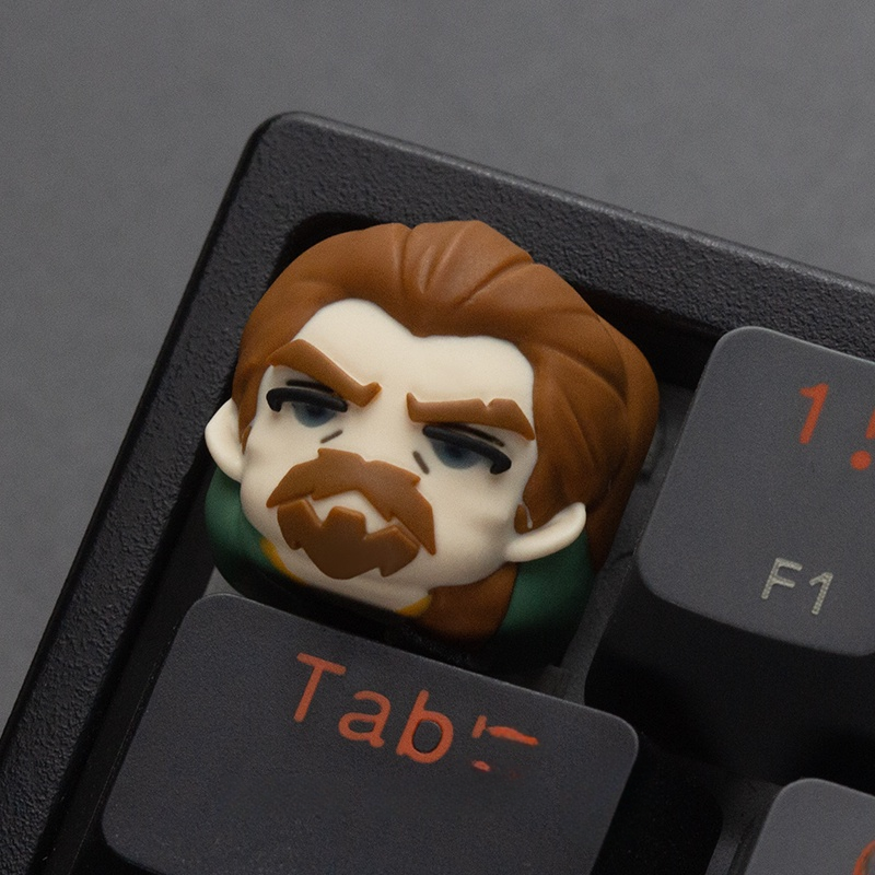 Jett Artisan Keycap Valorant Serise Resin Keycap