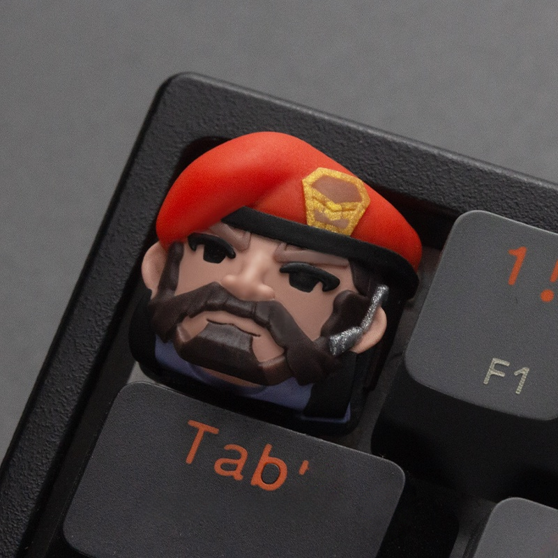 Jett Artisan Keycap Valorant Serise Resin Keycap