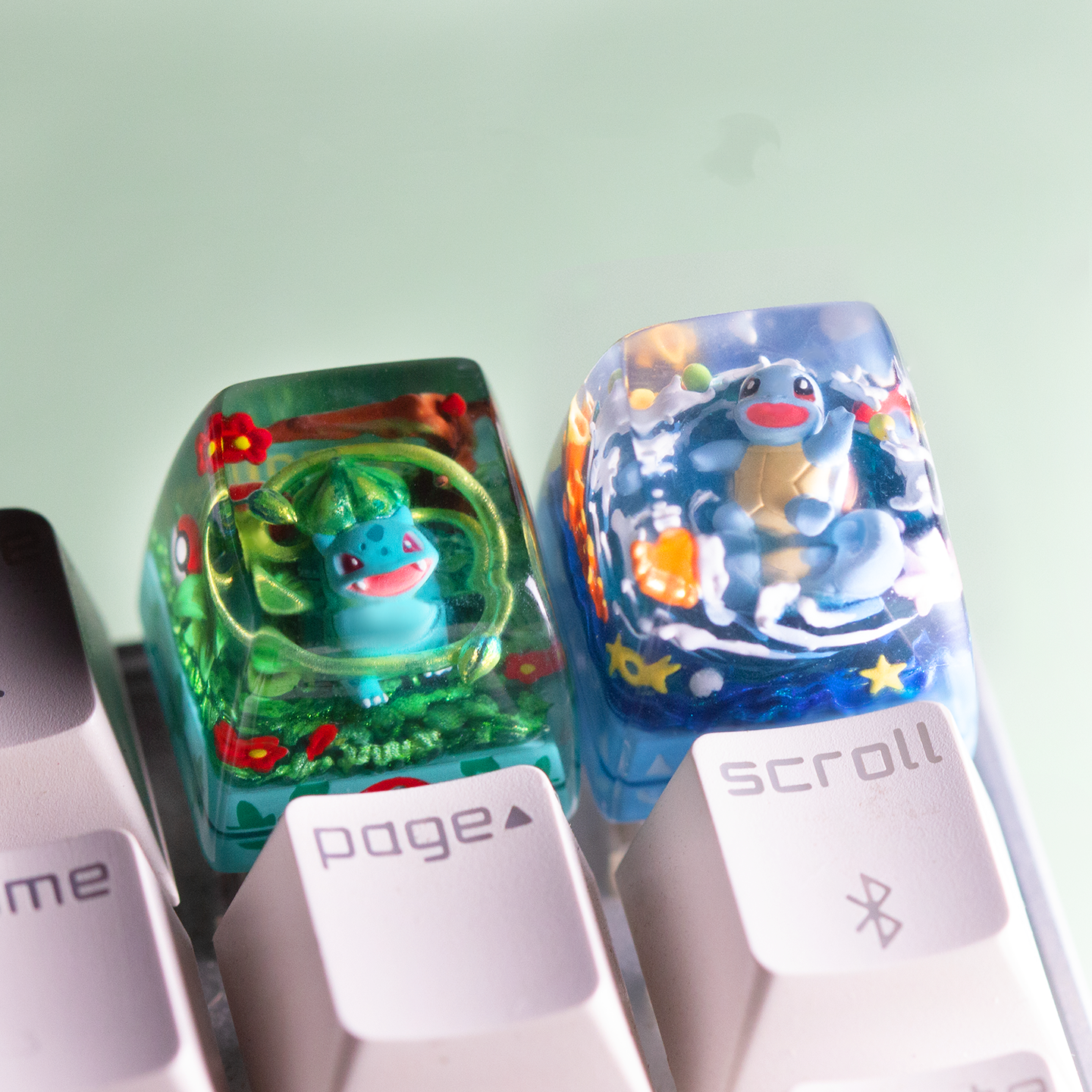 Pokemon Artisan Keycaps Resin Character Keycaps