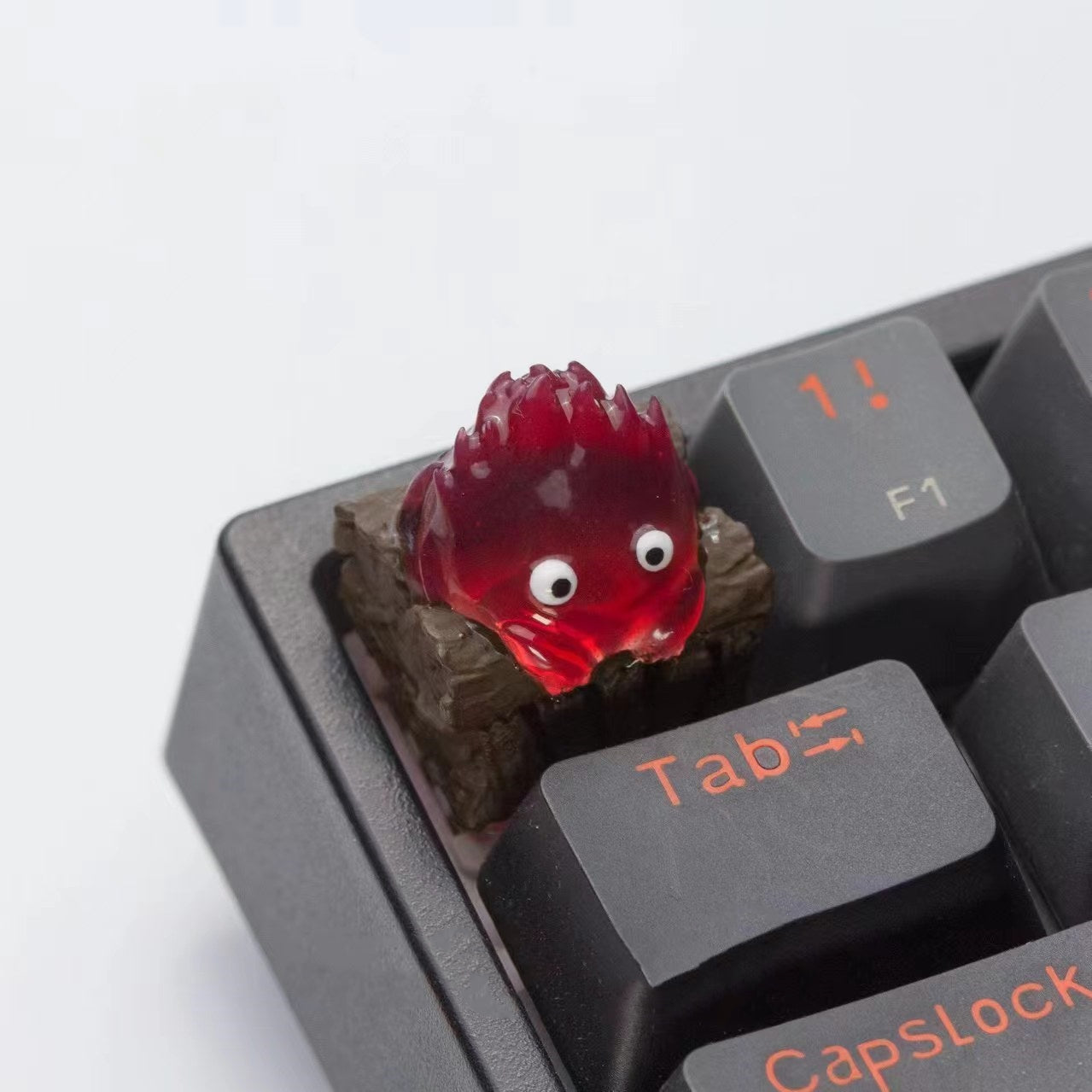 Calcifer Artisan Keycap - Howl's Moving Castle Custom Translucent Keycaps