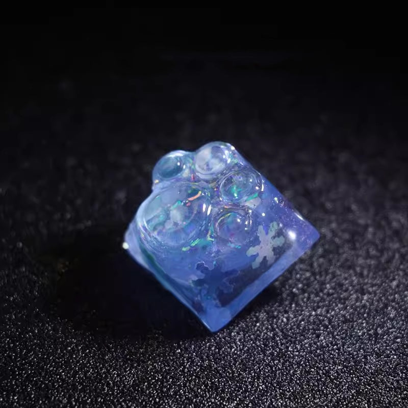 Cat Claw Drip Glue Artisan Keycap DIY ESC Keycap for Cherry MX Mechanical Keyboards