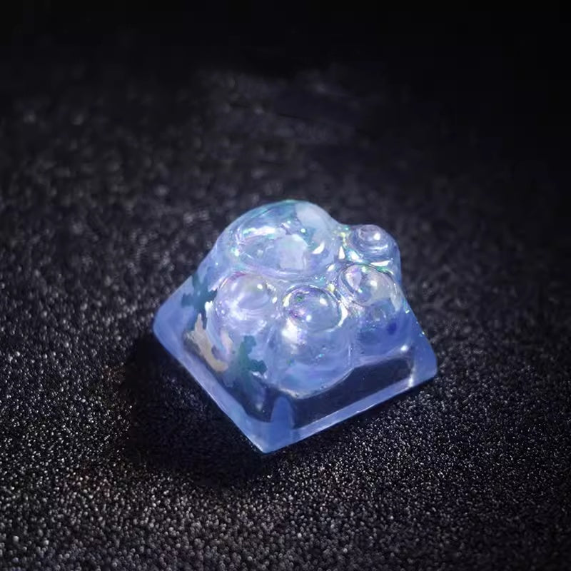 Cat Claw Drip Glue Artisan Keycap DIY ESC Keycap for Cherry MX Mechanical Keyboards