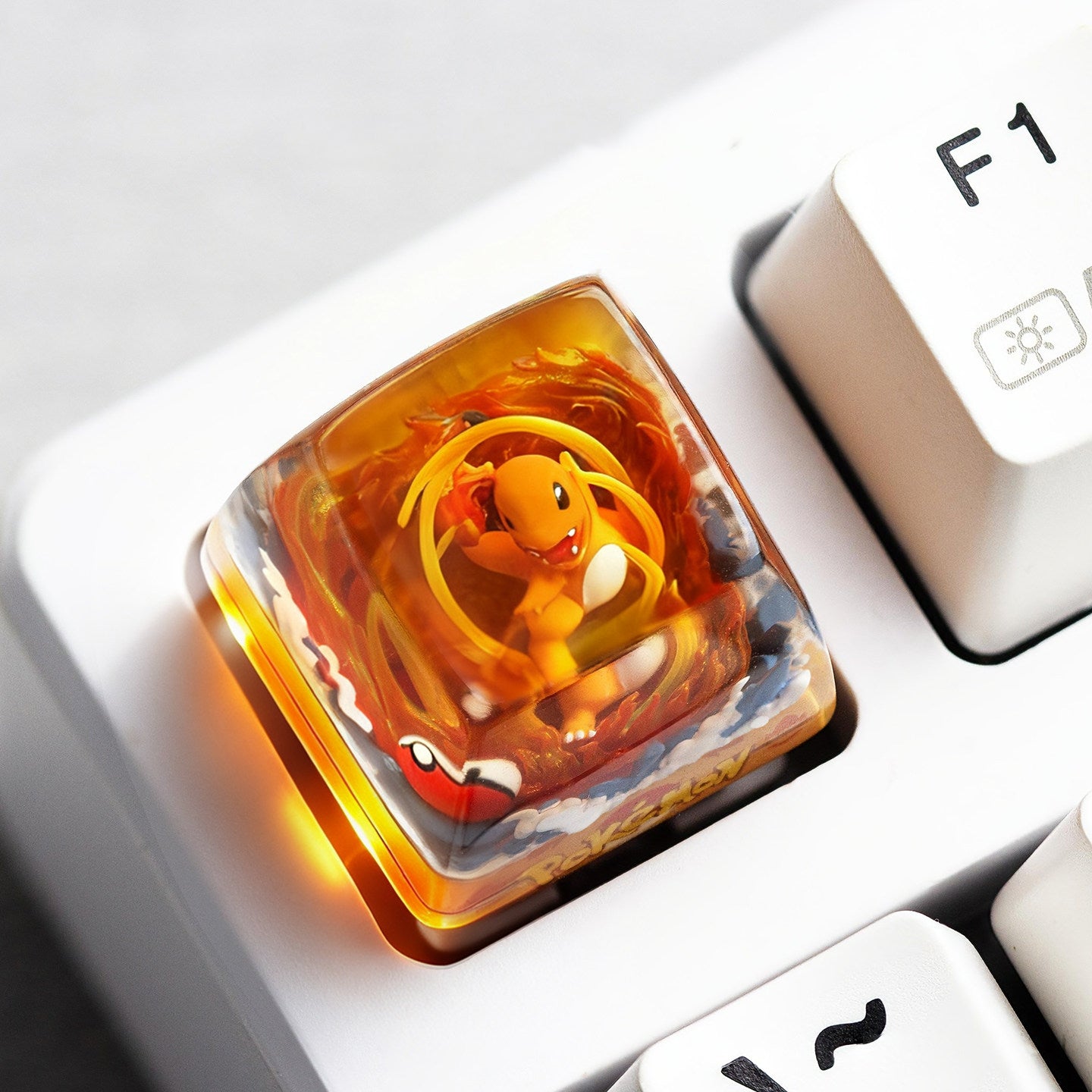 Pokemon Artisan Keycaps Resin Character Keycaps