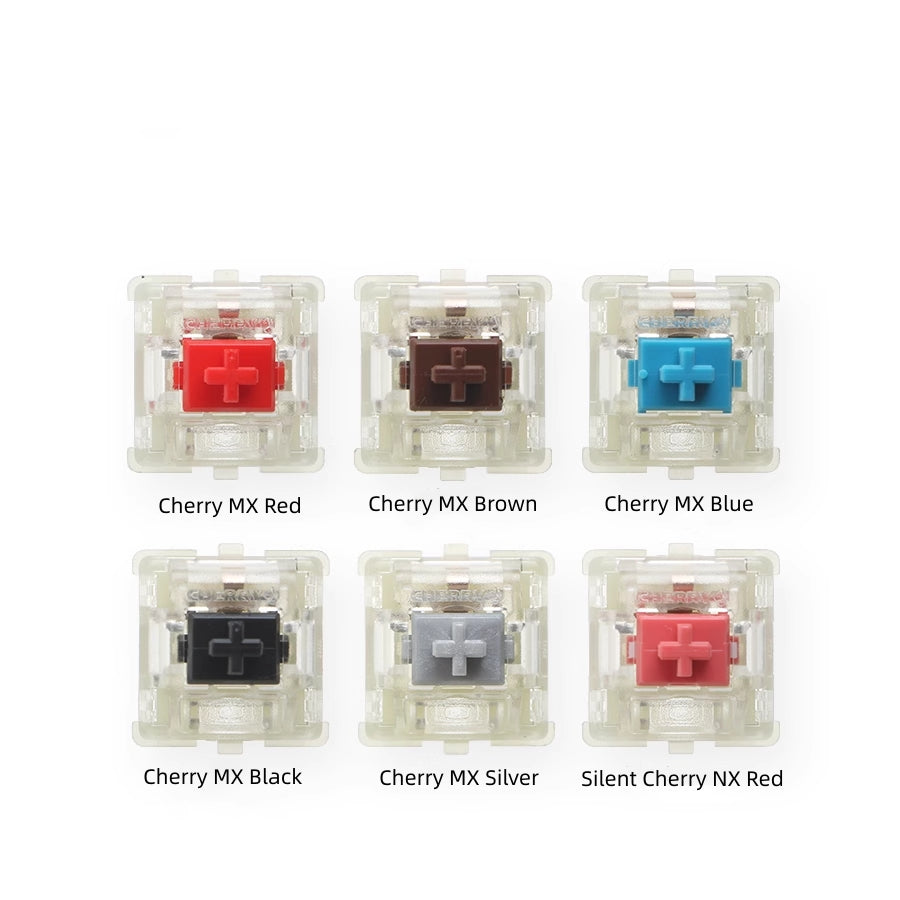 10pcs Cherry MX red black blue Switch RGB Mechanical Switch Sticker Axial Switch