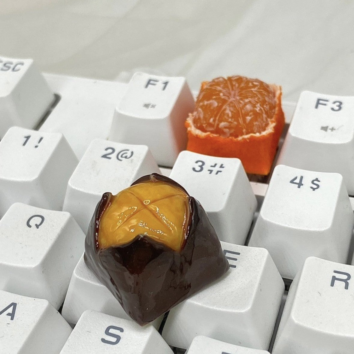 Chestnut Artisan keycap Custom food keycaps personalized aihey keycaps