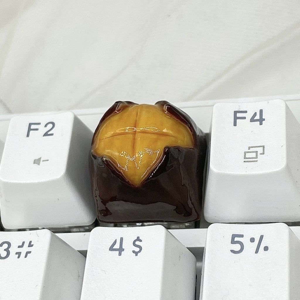 Chestnut Artisan keycap Custom food keycaps personalized aihey keycaps
