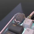 Custom Honkai: Star Rail 3D Printed Artisan Keycaps featuring Ruan Mei, with intricate detailing for a unique keyboard design.