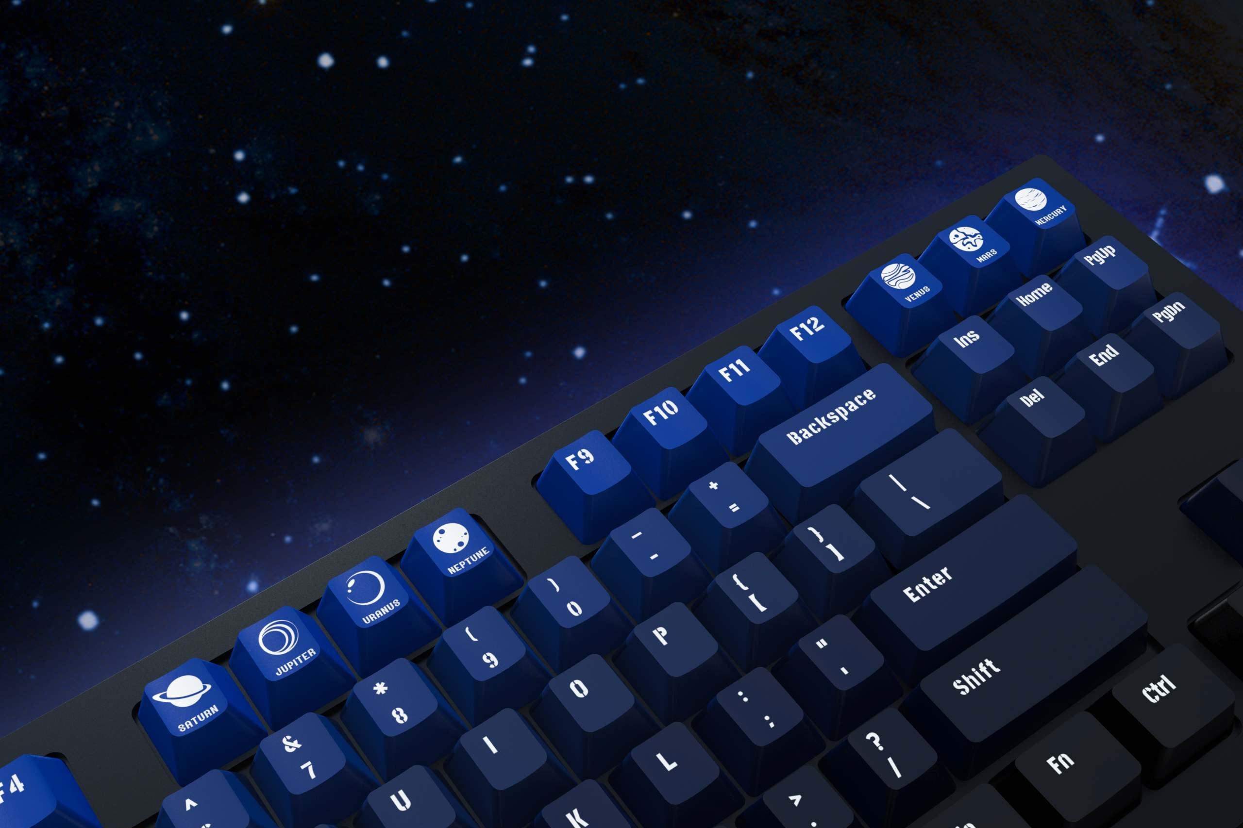 Custom Keycaps PBT Universe keycaps Set Journey Beyond the Stars