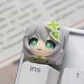 Stunning resin keycap inspired by Nahida, perfect for fans looking to elevate their keyboard aesthetics with Genshin Impact flair.
