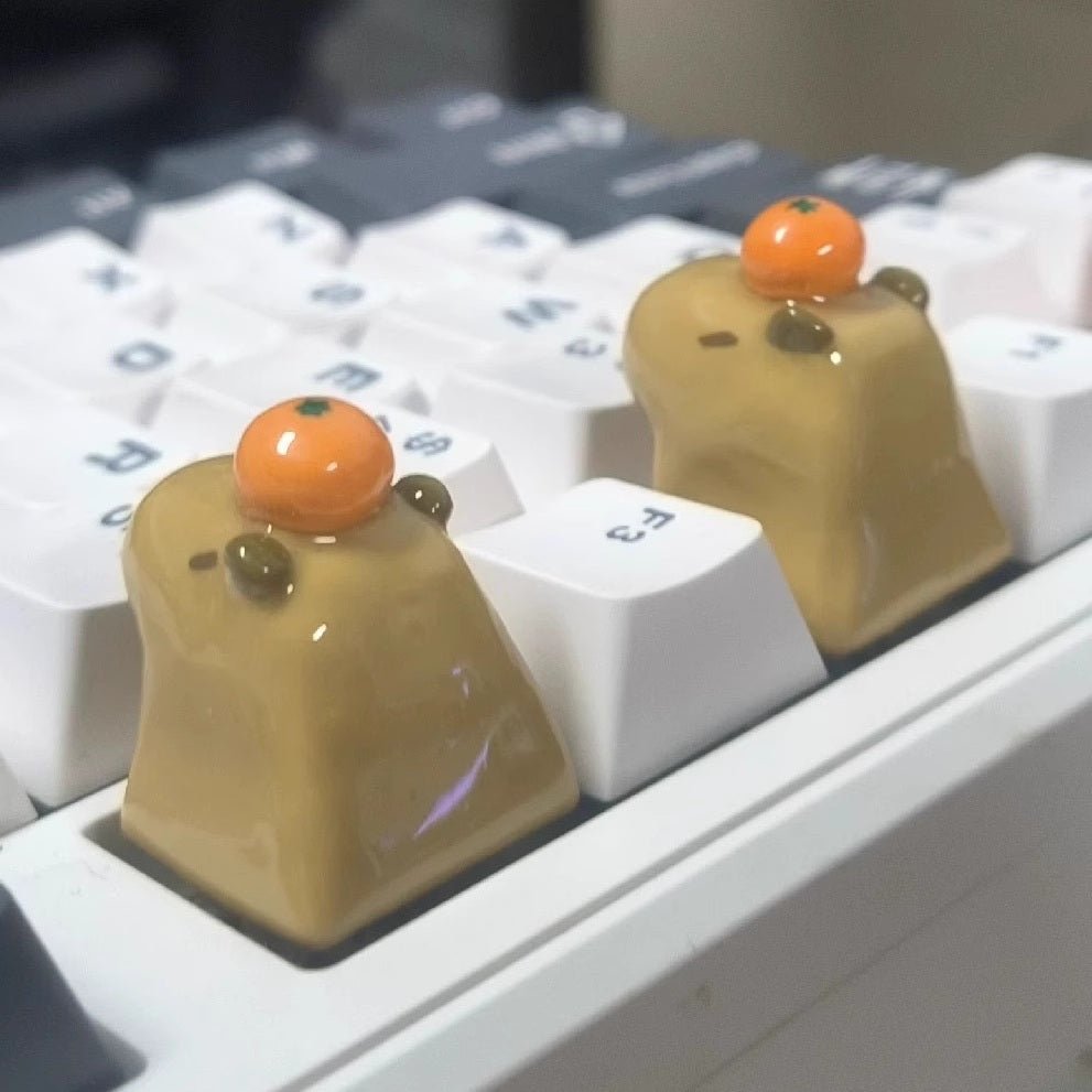 Creative Keycap Cute Capybara Artisan Keycaps Creative Customized Keycaps – AiheyStudio