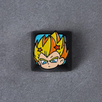 Goku Dragon Ball artisan keycap for mechanical keyboards