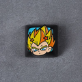 Goku Dragon Ball artisan keycap for mechanical keyboards