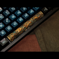 Decorative Dragon Pillar keycap for 6.25u and 7u, an artisan resin piece bringing culture and creativity to keyboards.