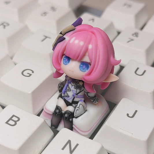 Elysia Artisan Keycap – Honkai Impact 3rd Figure Resin Keycap
