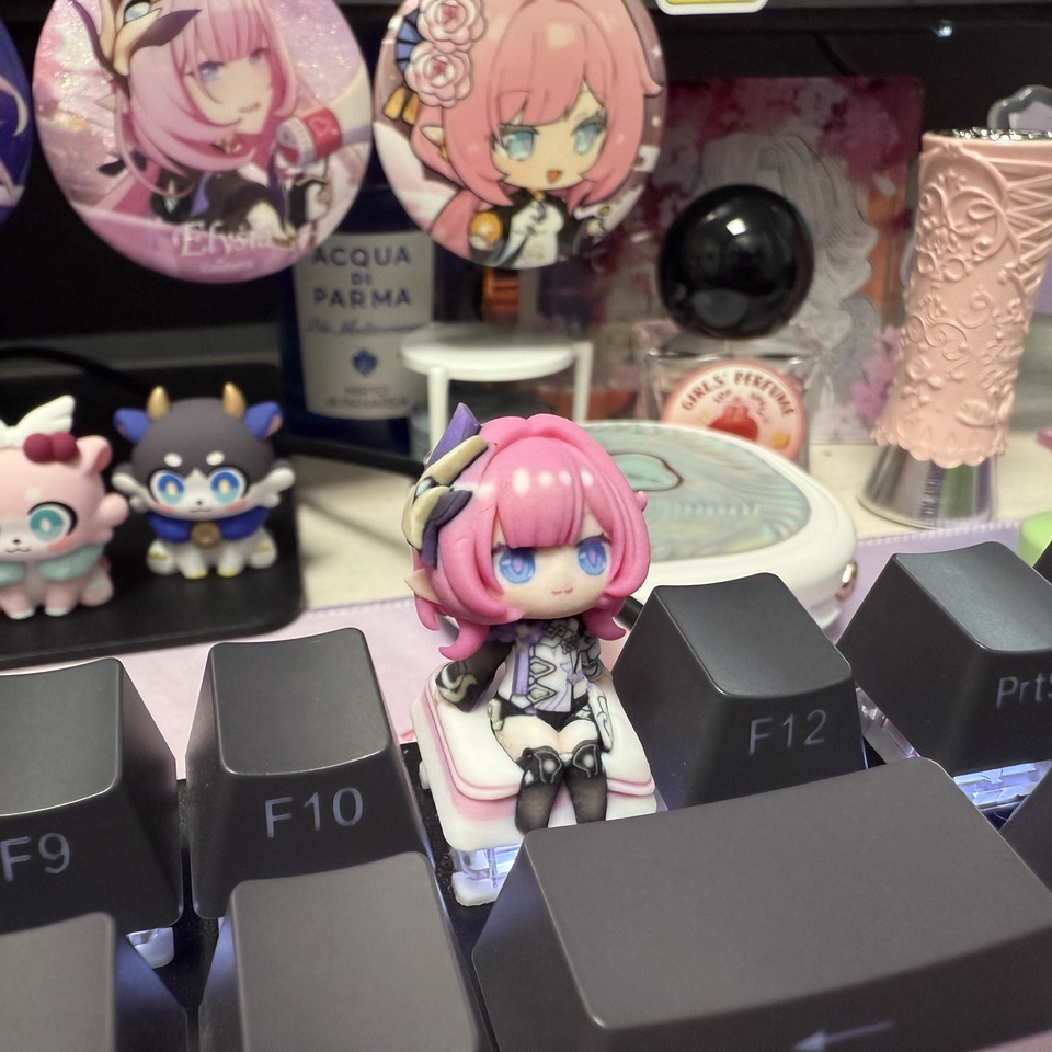 Elysia Artisan Keycap – Honkai Impact 3rd Figure Resin Keycap