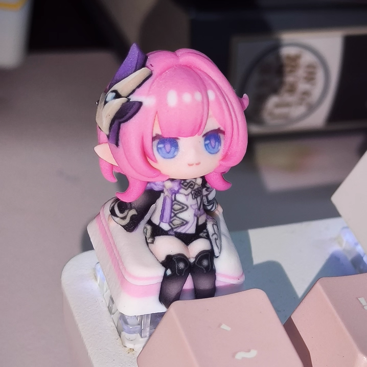 Elysia Artisan Keycap – Honkai Impact 3rd Figure Resin Keycap