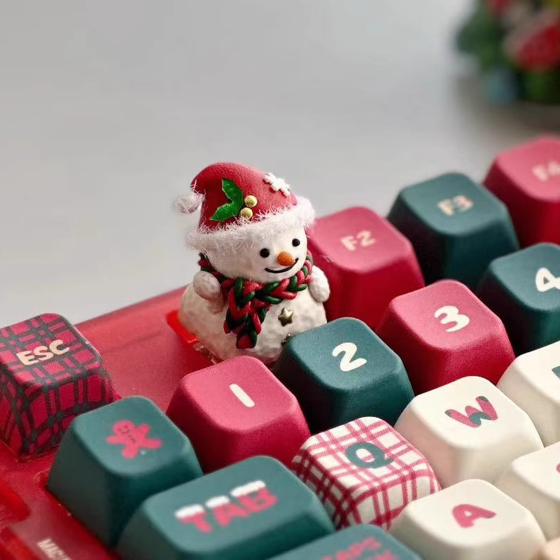 Festive-Snowman-Artisan-Keycap-for-Your-Mechanical-Wonderland_4