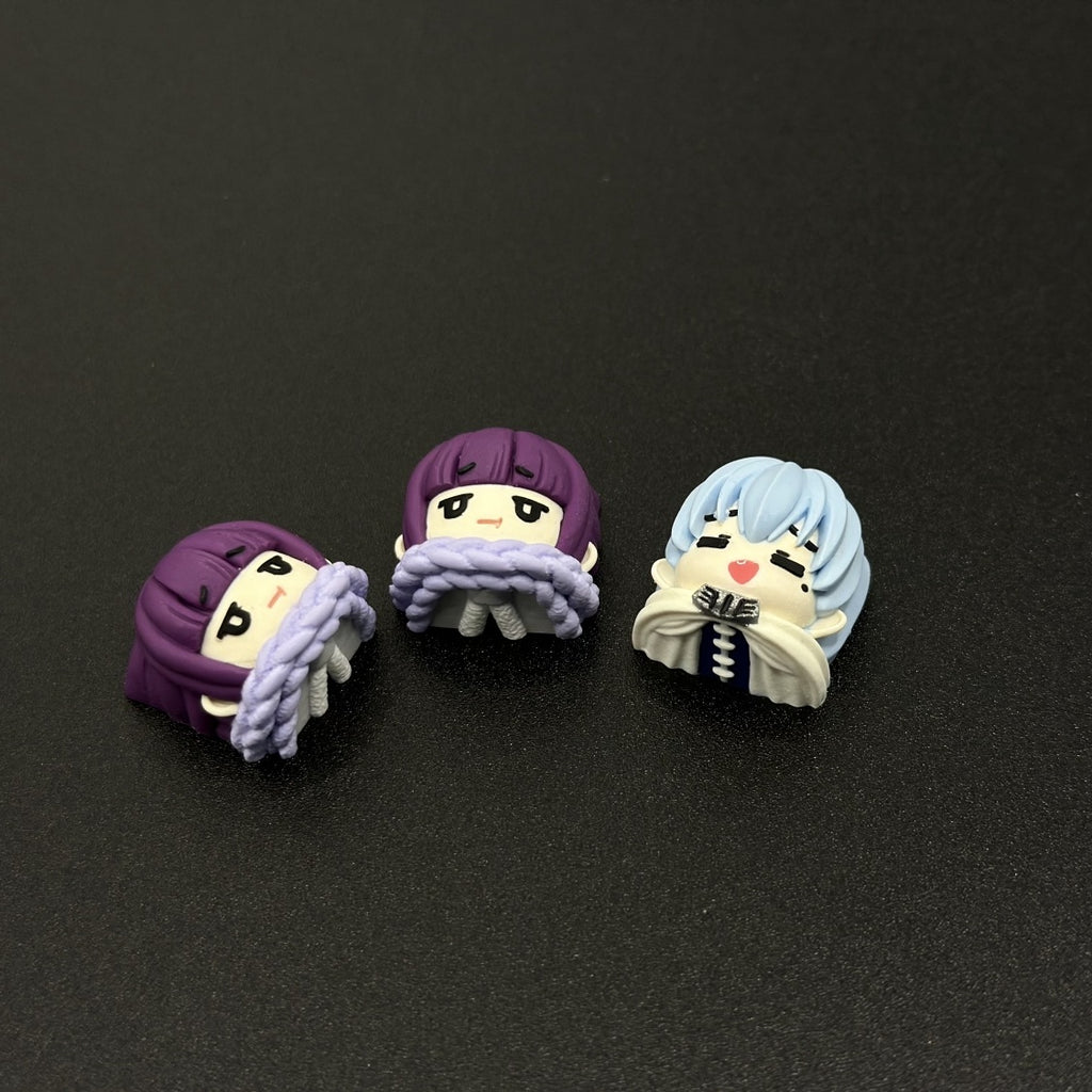 Frieren Himmel Fern artisan keycap, collectible design from Beyond Journey's End, crafted for gamers and anime lovers.