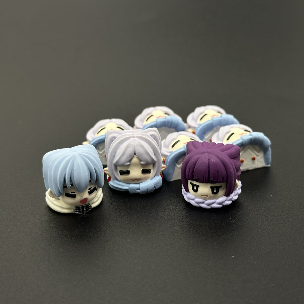 Frieren Himmel Fern artisan keycap, collectible design from Beyond Journey's End, crafted for gamers and anime lovers.