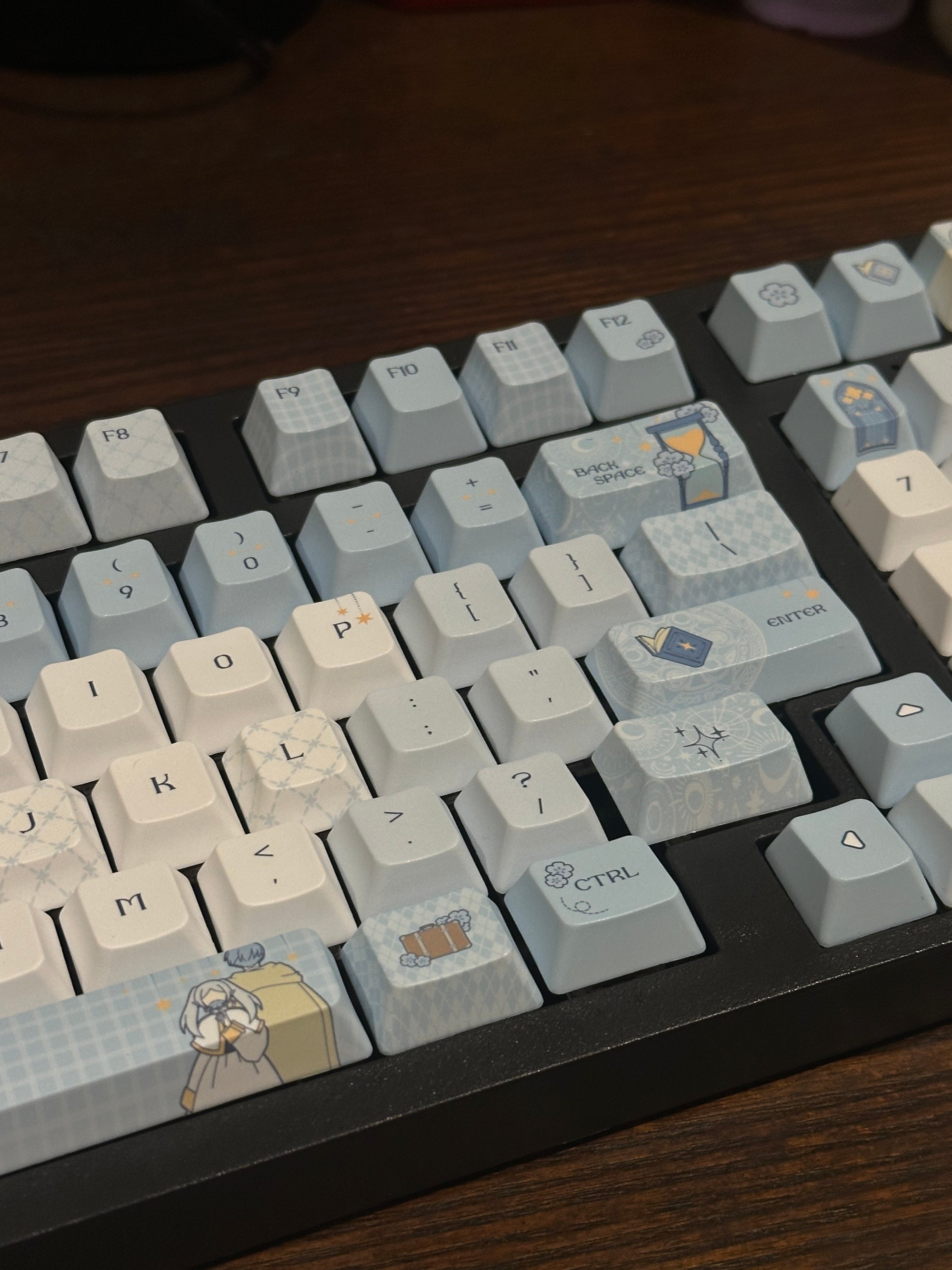 Frieren keyboard Custom Beyond Journey's End Wireless Keyboard