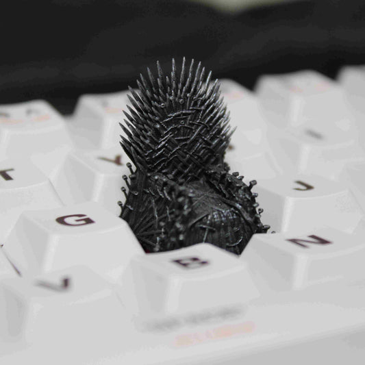 Game of Thrones Artisan Keycaps Iron Throne Keycap for Mechanical Keyboard🏰 Step into Westeros: Immerse yourself in the epic world of Game of Thrones with AiheyStudio's Iron Throne Artisan Keycaps. Crafted for fans, these keycaps bring the grandeur of the Iron Throne to your fingertips.