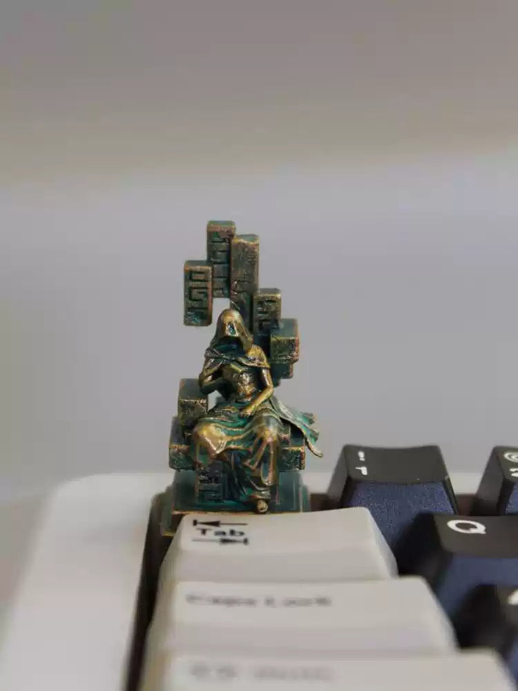 Geo Statue Seven Archons Resin Keycap Genshin Impact Artisan Keycap