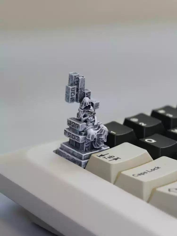 Geo Statue Seven Archons Resin Keycap Genshin Impact Artisan Keycap
