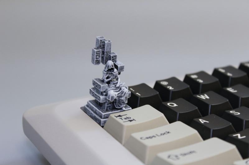 Geo Statue Seven Archons Resin Keycap Genshin Impact Artisan Keycap