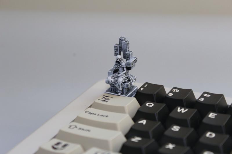 Geo Statue Seven Archons Resin Keycap Genshin Impact Artisan Keycap