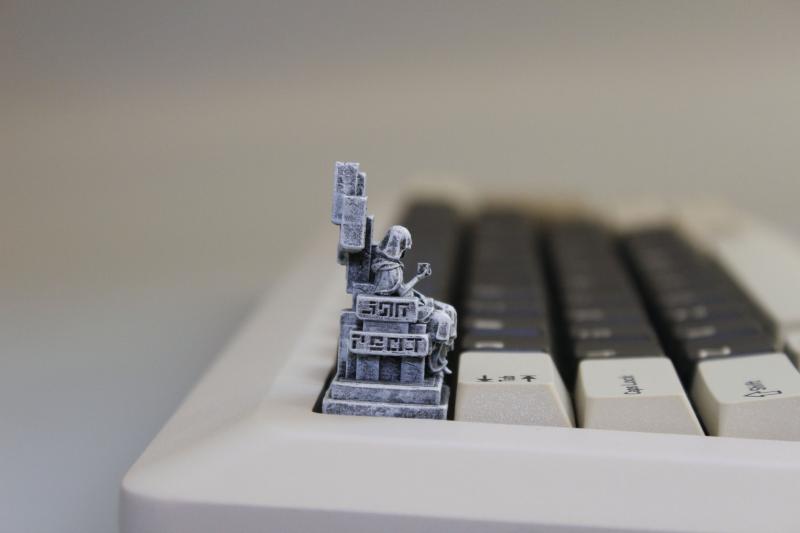 Geo Statue Seven Archons Resin Keycap Genshin Impact Artisan Keycap