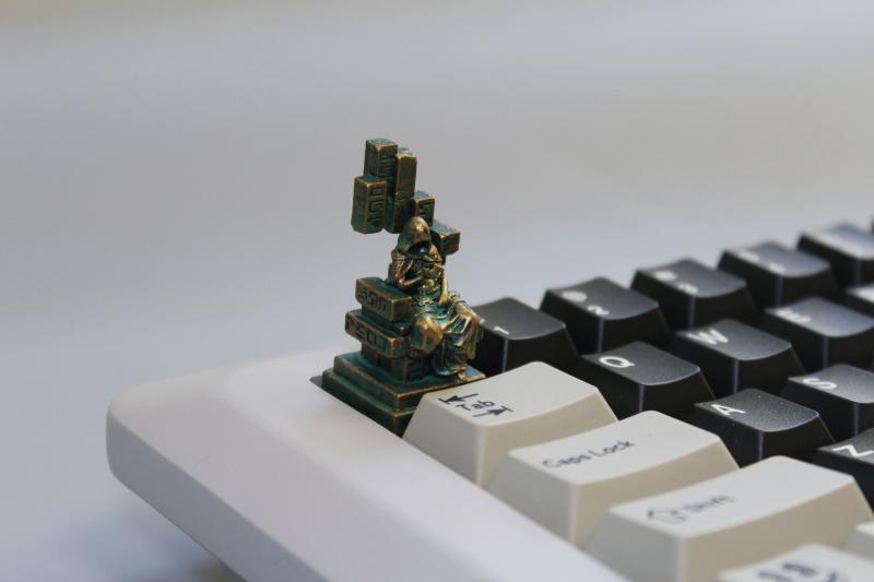 Geo Statue Seven Archons Resin Keycap Genshin Impact Artisan Keycap