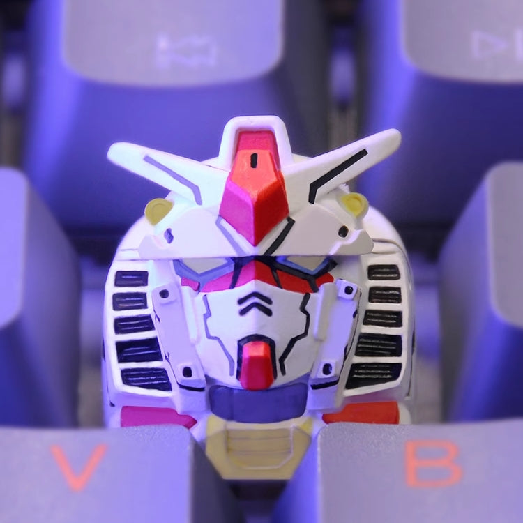 Gundam Artisan Keycap EVA Unit-01 Resin Keycaps for Mechanical Keyboards
