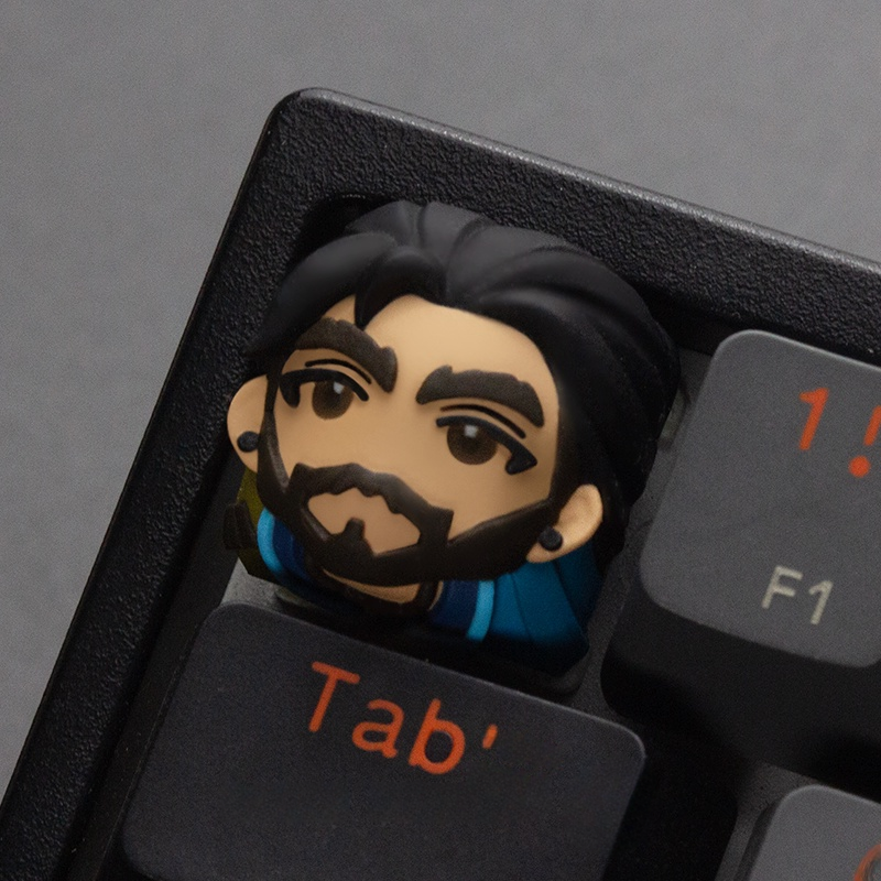 Jett Artisan Keycap Valorant Serise Resin Keycap