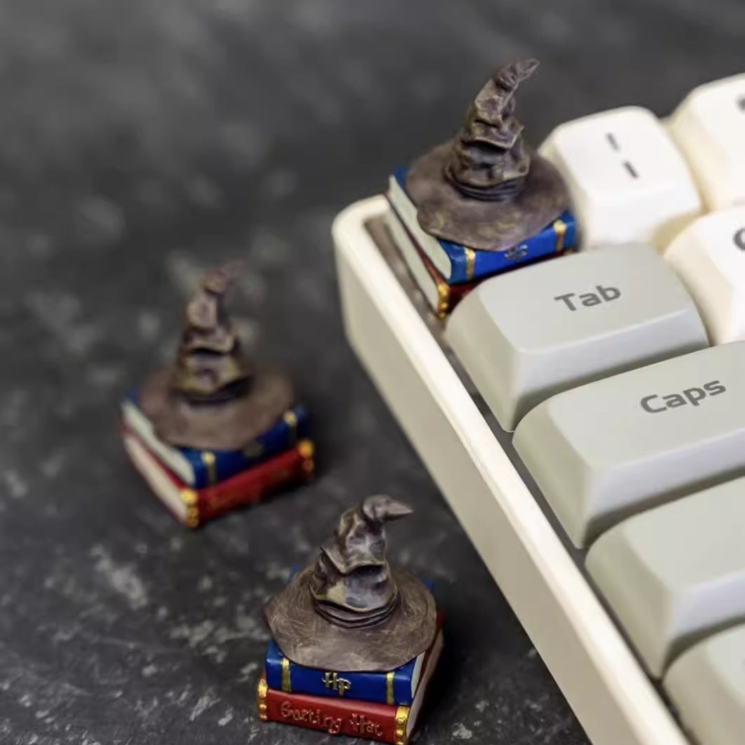 Harry Potter Sorting Hat Artisan Keycaps 3D Printed Keycaps