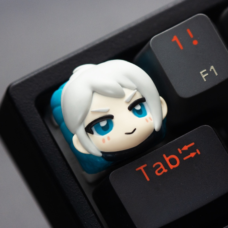Jett Artisan Keycap Valorant Serise Resin Keycap