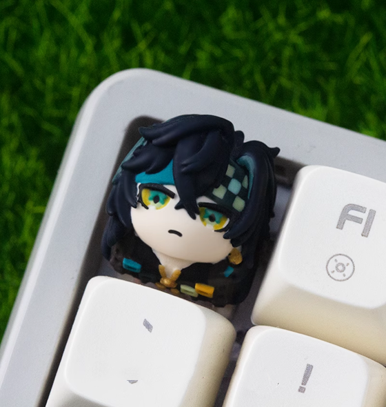 Genshin Impact Kinich resin artisan keycap