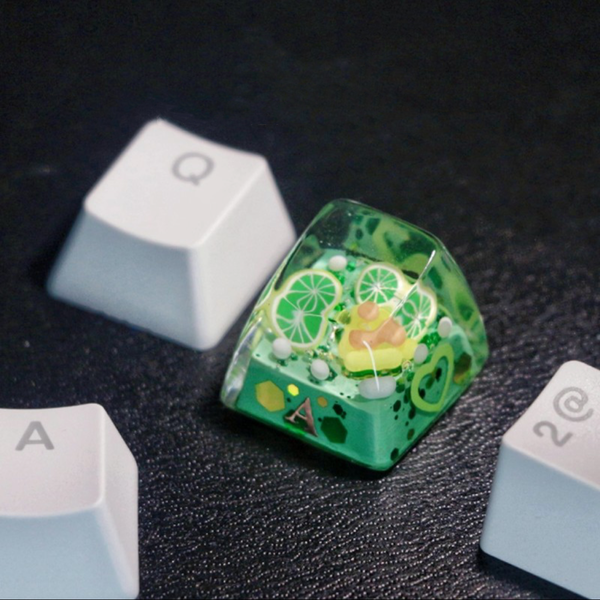 Lime Soda Custom Keycaps Artisan keycap