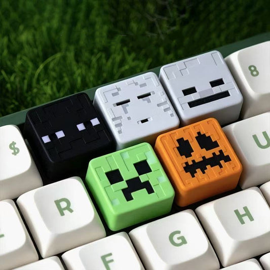 Minecraft Character Element Artisan Keycaps Pixel Keycaps