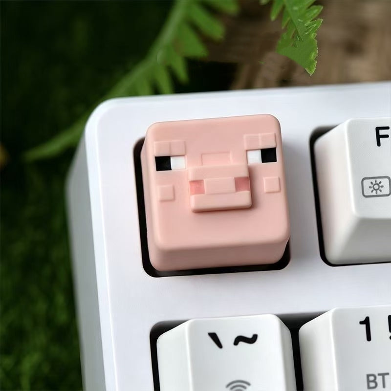 Minecraft Character Element Artisan Keycaps Pixel Keycaps