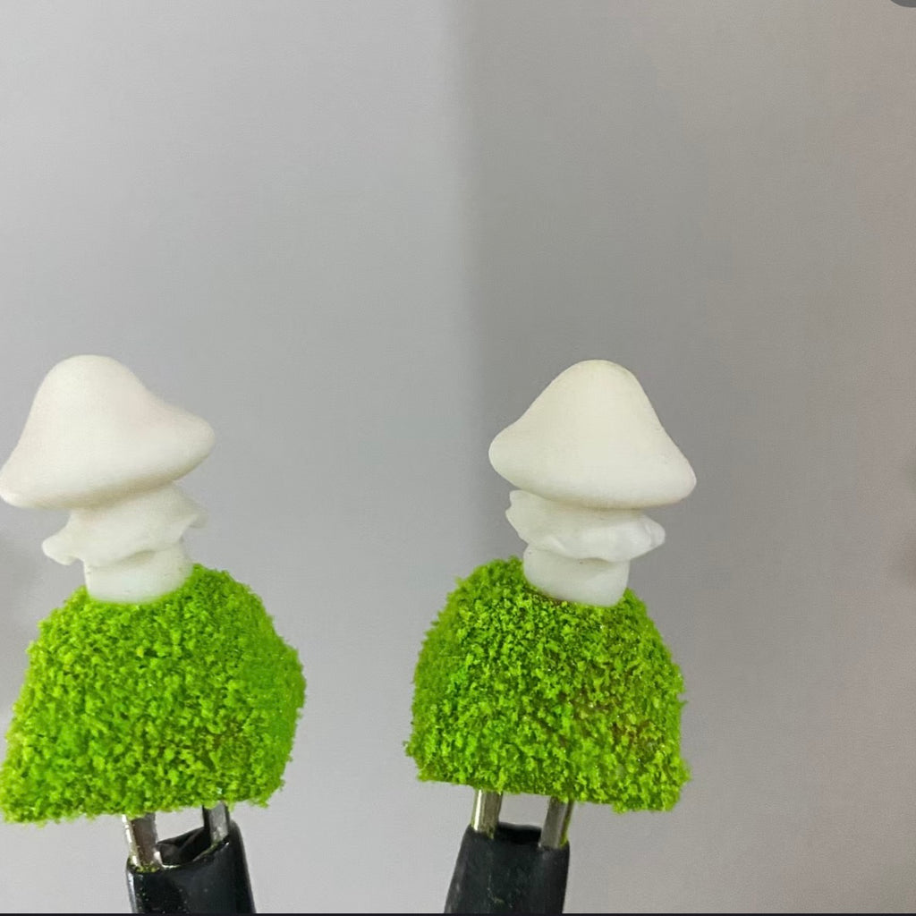 Handcrafted Mushroom Keycap Set  Step into a whimsical world with our Handmade Mushroom Keycap Set, where mushrooms thrive on a bed of lush moss, adding an enchanting touch to your keyboard.  Mystical Details:  Each keycap is a testament to craftsmanship, meticulously created to resemble the beauty of nature. These tiny mushrooms sprout from a bed of moss, making your keyboard a portal to a fairy tale realm.