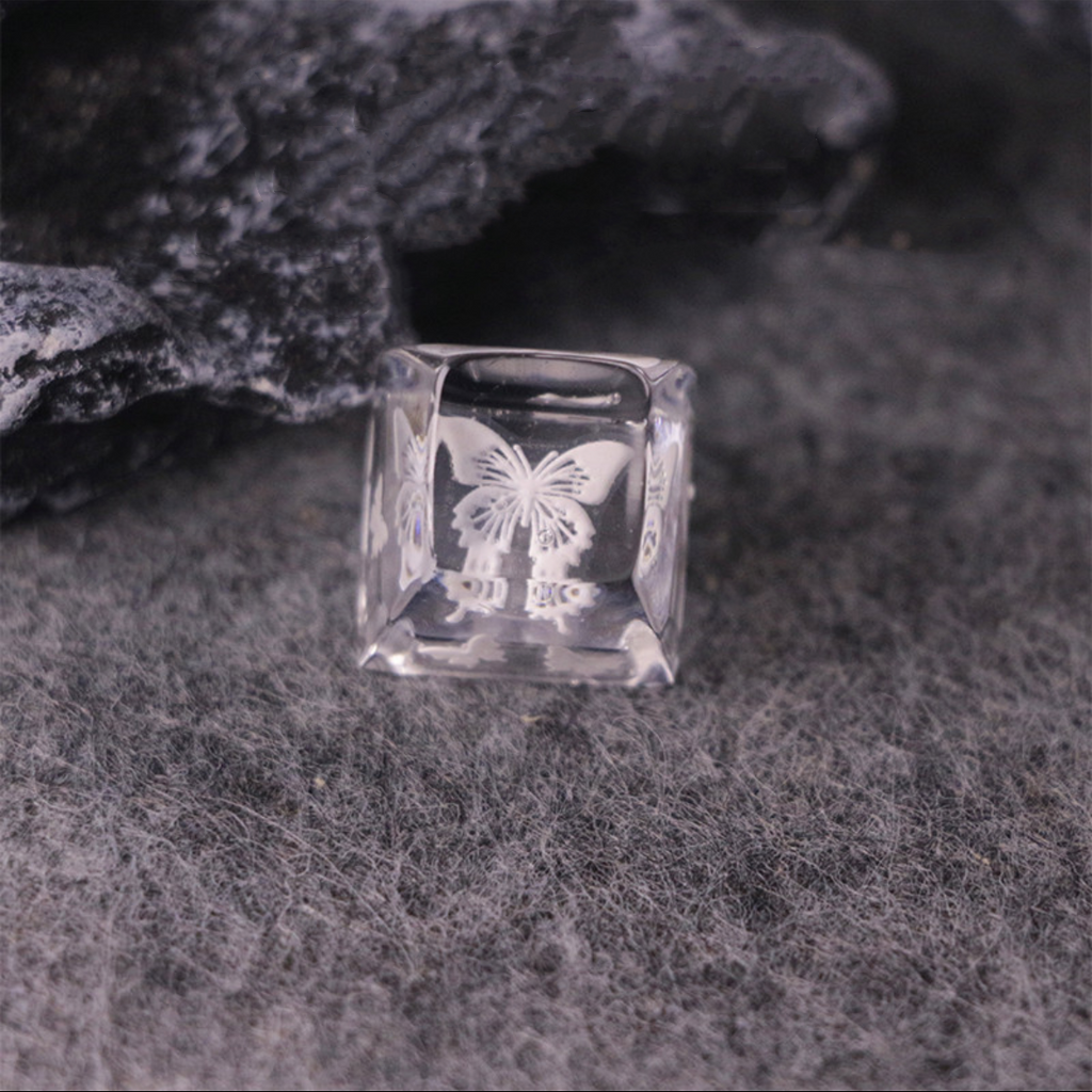"Unveil the allure of our 'Mysterious Black and White Butterfly' Custom Artisan Keycaps. Crafted with precision, these handcrafted keycaps showcase the elegance of a black and white butterfly, adding a touch of mystique to your keyboard. Their unique design sets them apart, making each keystroke a work of art. Elevate your keyboard aesthetics with these captivating artisan keycaps." 🦋🖤💻 #KeyboardAccessories #ArtisanKeycaps #ButterflyDesign