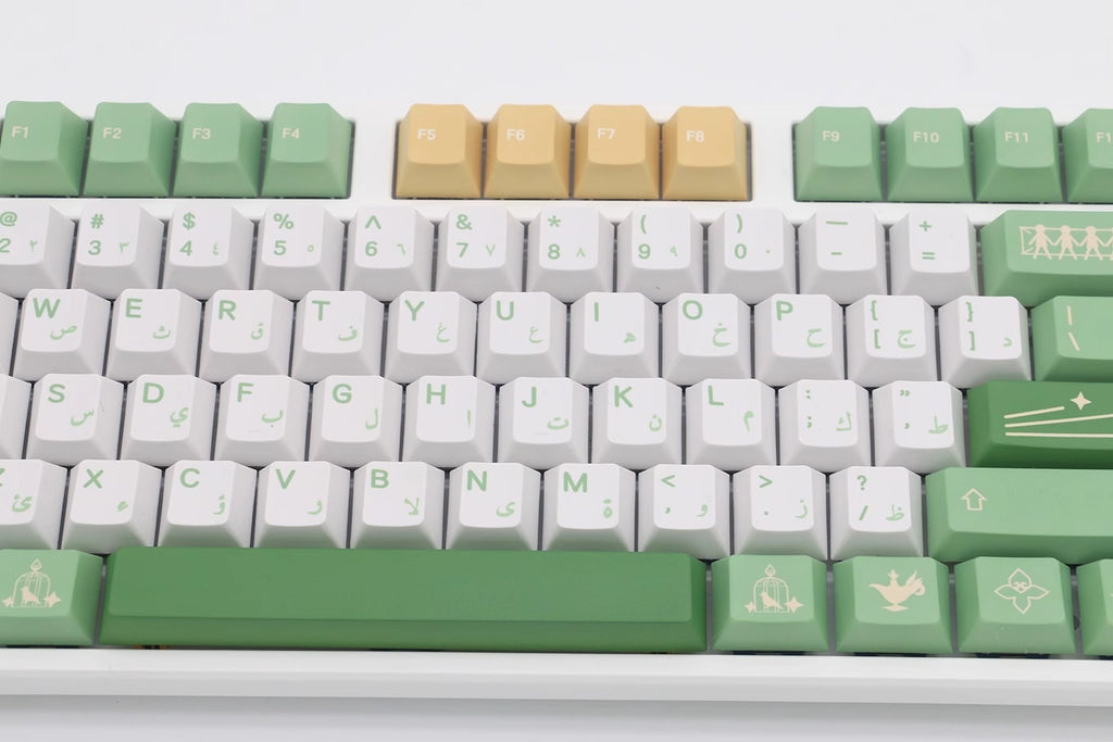 Genshin Impact Nahida keycap set, collectible PBT custom keycaps for enthusiasts and mechanical keyboard lovers.
