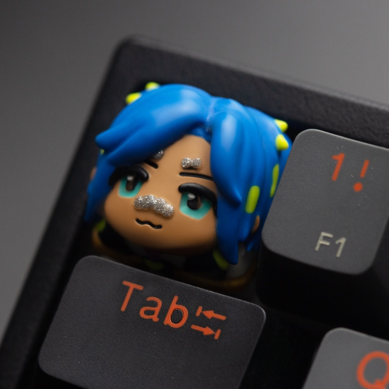 Jett Artisan Keycap Valorant Serise Resin Keycap