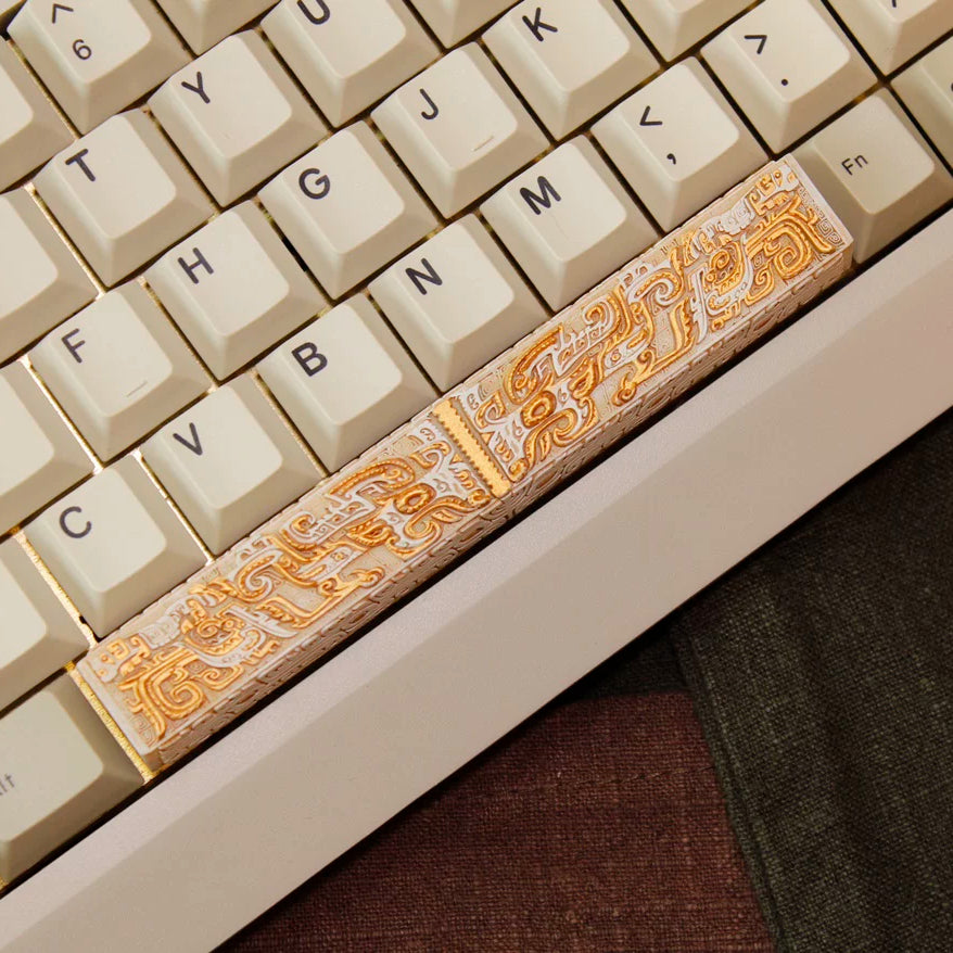 Taotie Pattern King Zhou Artisan Keycap 3D Printed Resin Mechanical Keyboard Keycap