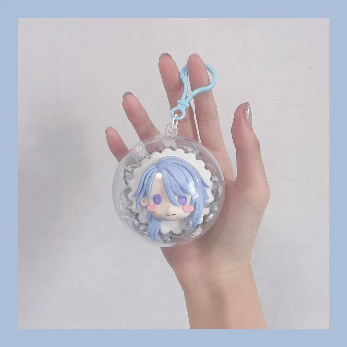 Handcrafted Genshin Impact character fridge magnet detail