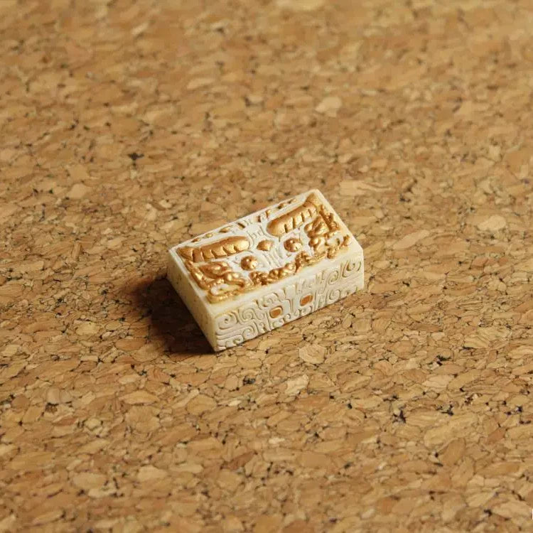 Taotie Pattern King Zhou Artisan Keycap 3D Printed Resin Mechanical Keyboard Keycap