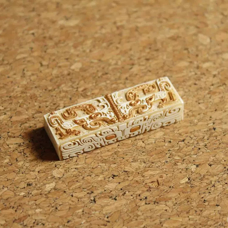 Taotie Pattern King Zhou Artisan Keycap 3D Printed Resin Mechanical Keyboard Keycap