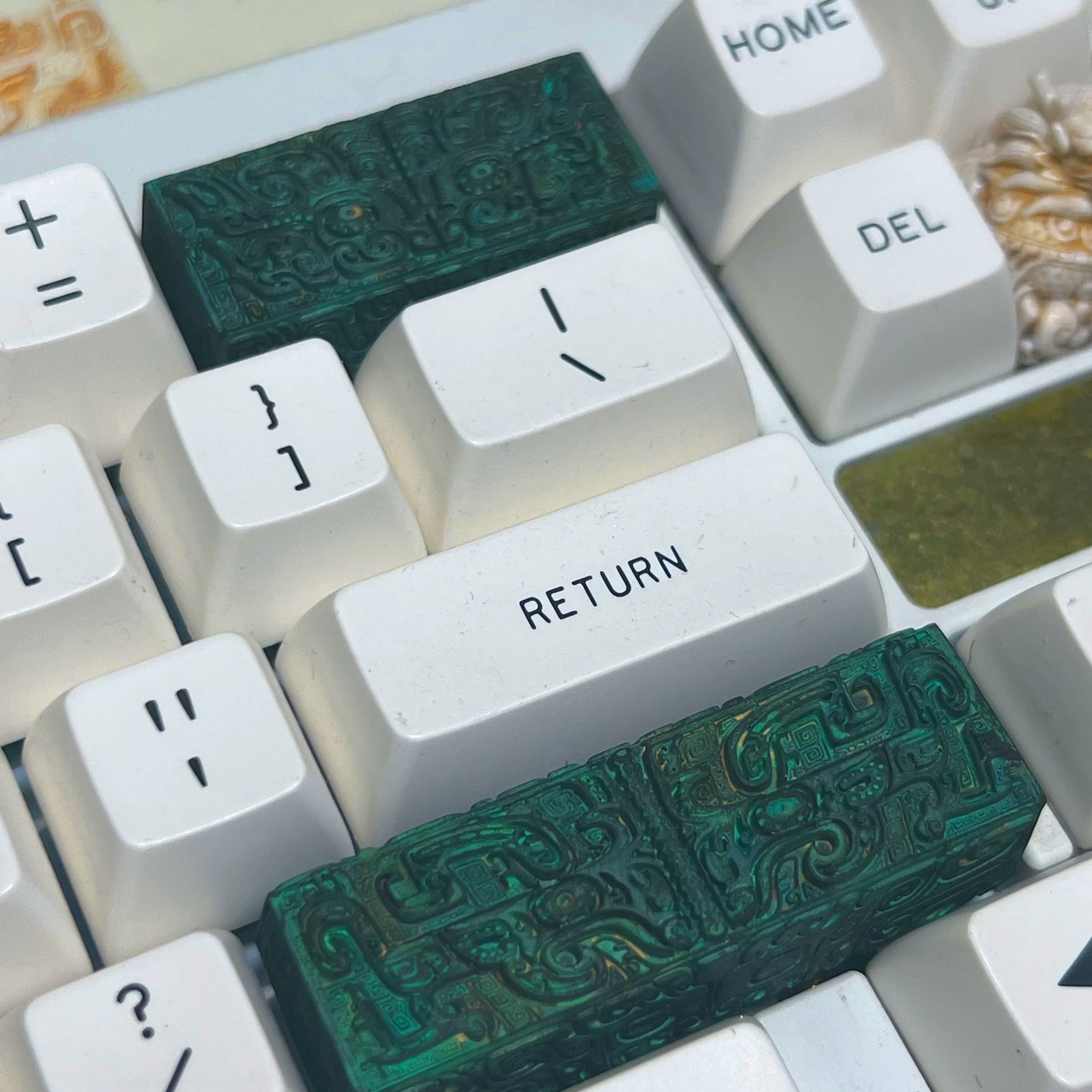 Taotie Pattern King Zhou Artisan Keycap 3D Printed Resin Mechanical Keyboard Keycap